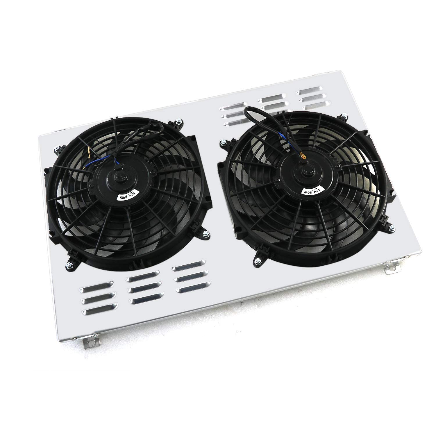 12" Electric Radiator Cooling Fan Assembly Kit 1730 CFM Engine Fan Mounting Kit for Chevy Monte Carlo 81-87 / Camaro 80-81/El Camino 80-87