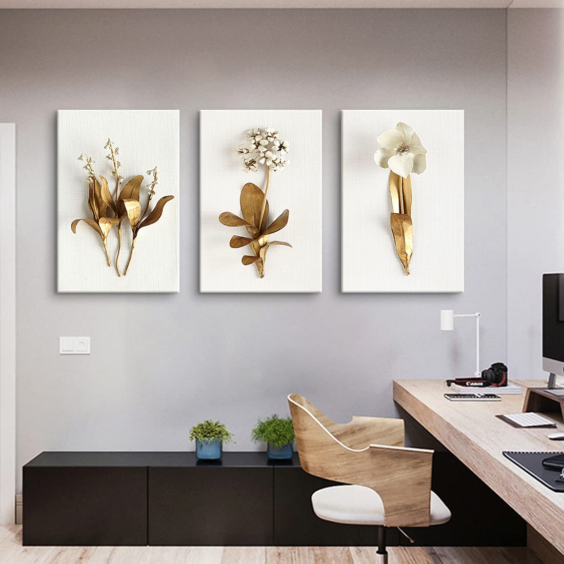 ノルブェ テーブルの花 アート 額縁 インテリア