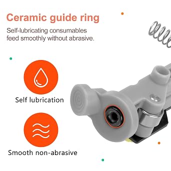 3D Printer AMS Feed Unit Bamboo Lab AMS Feed Unit, 3D Printer Bambu Lab AMS Component, Feed End Upgrade Ceramic Guide Ring Self-lubricating Design ensures Smooth Material delivery Without wear