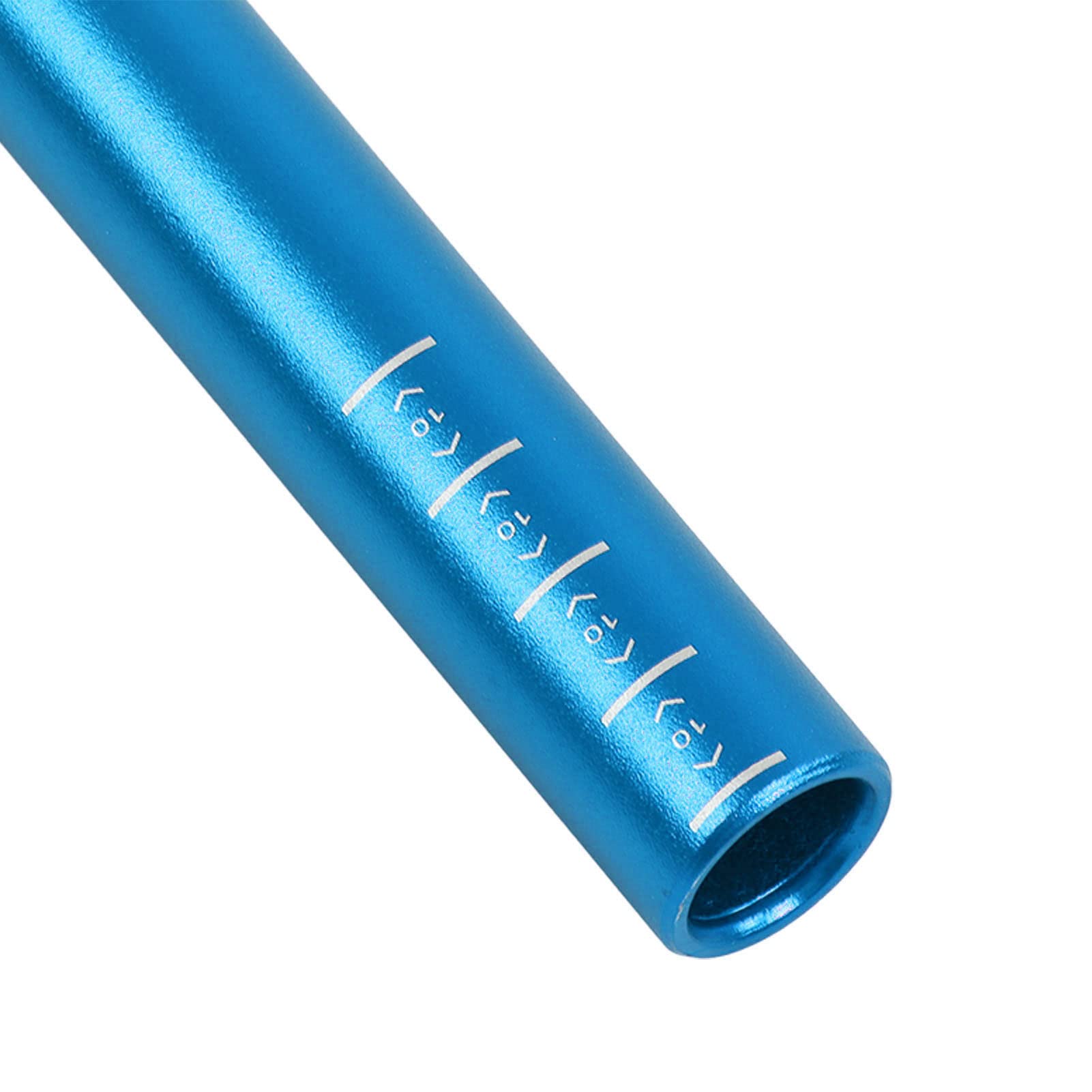 Guidon de Piste de Roue en Alliage D'aluminium Haute Résistance, Longueur de 780 Mm, Conception Ergonomique pour le Vélo de Montagne de Descente (Bleu)