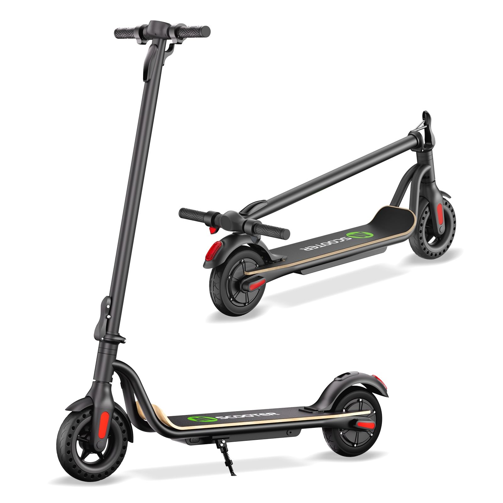 MEGAWHEELS Electric Scooter,Commuting Electric Scooter with 3 Gear Speed,Long Range,Big Battery Capacity,Dual Braking System Commuting Electric Scooter for Teens and Adults (7.8AH)