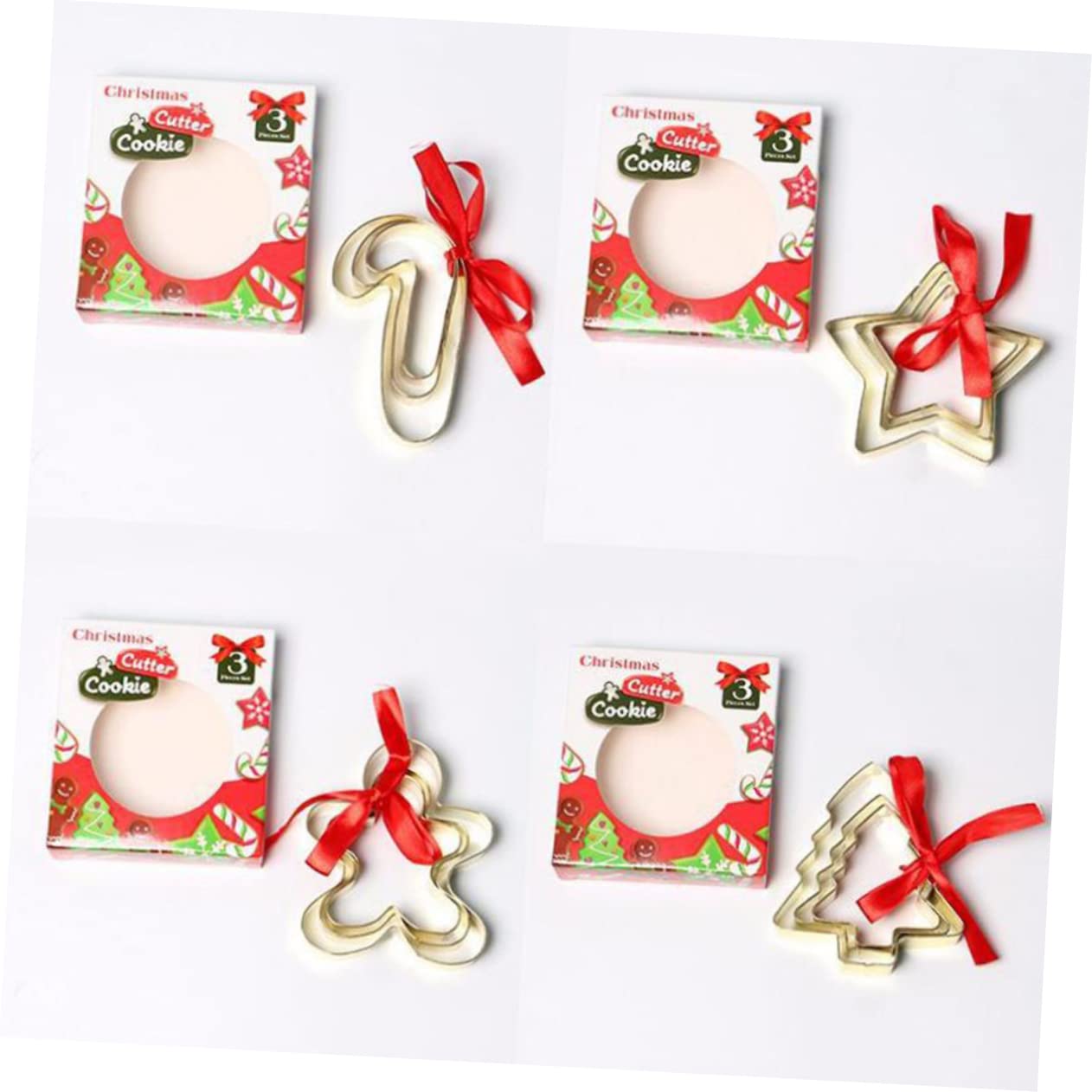 OUNONA 9 Stk Keksformen Werkzeuge Zum Backen Von Weihnachten Cakesicles Schimmel Kuchen Bonbonformen Ausstechformen Weihnachtsplätzchen Santa-ausstecher Keksausstecher Fondantformen