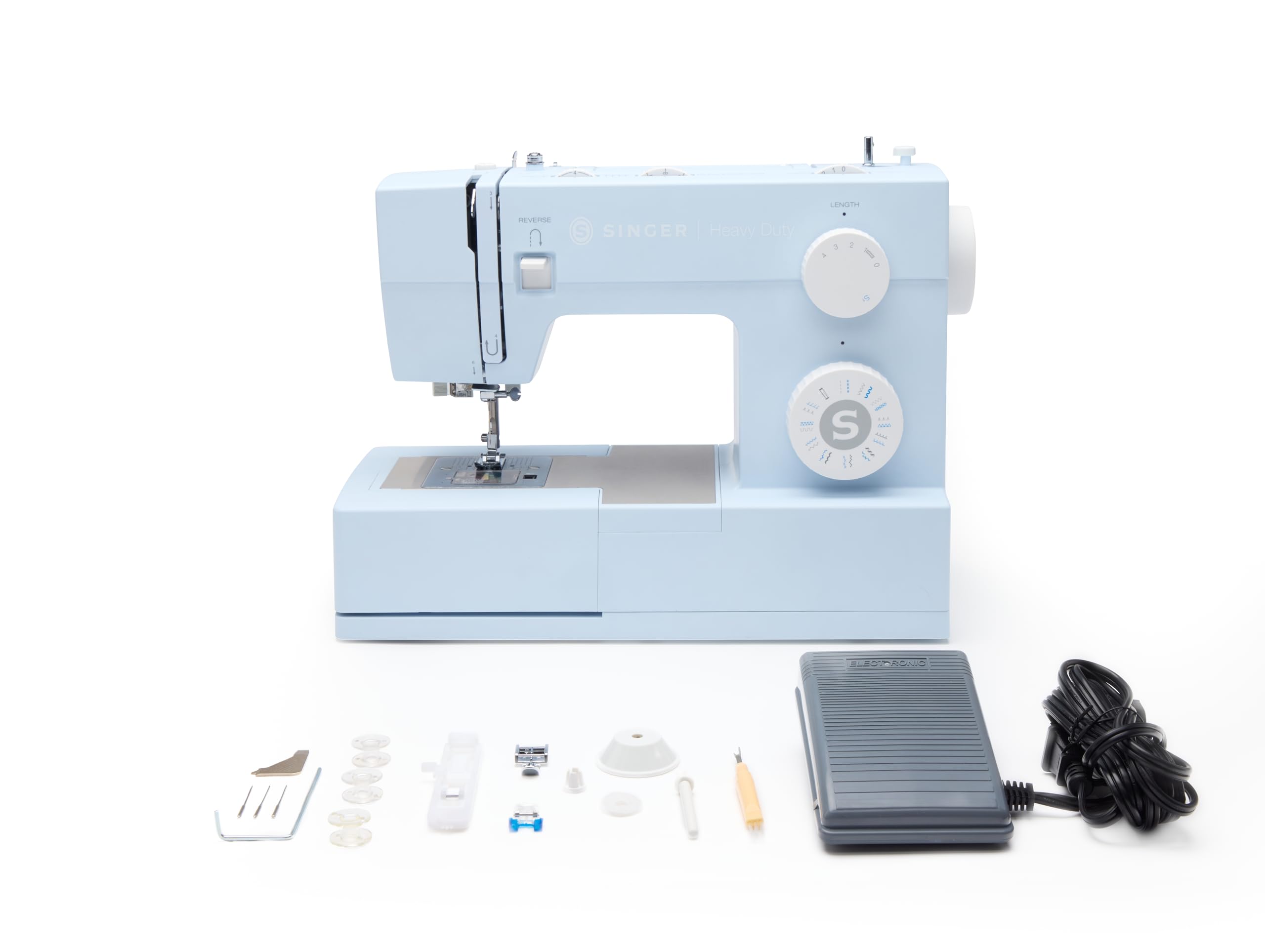 Singer230489112 Heavy Duty 4423 Meltwater Blue Sewing Machine, Metal Plastic