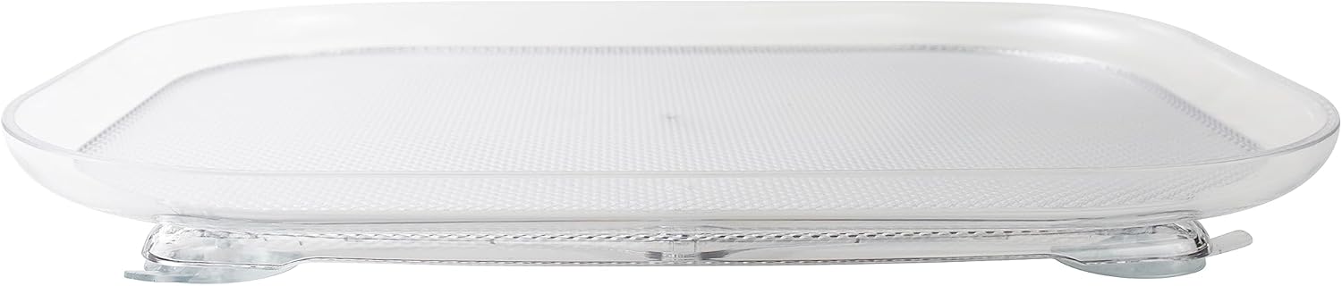 Lazy Susan Oval Turntable Rack - Cabinet, Pantry, Kitchen, Fridge, Bathroom Tray, Makeup Vanity, Under Sink Organizer, Spice Rack