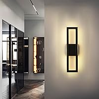Vista 6 de Lámpara de pared LED para interiores, lámpara de pared moderna de 15.74 pulgadas, lámpara de pared de barra larga, lámpara de decoración con luz