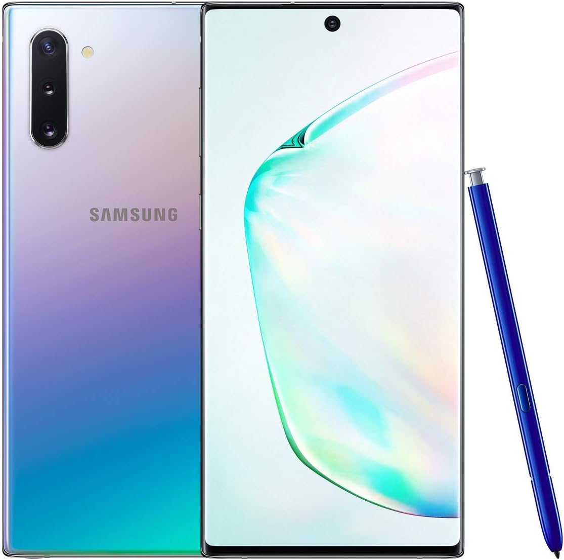Samsung Galaxy Note 10 6.3 inches Smartphone Dual-SIM 256GB Sim-Free Aura Glow A (Renewed)
