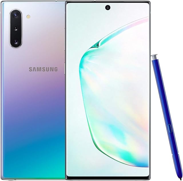 Samsung Galaxy Note 10 6.3 inches Smartphone Dual-SIM 256GB Sim-Free Aura Glow A (Renewed)