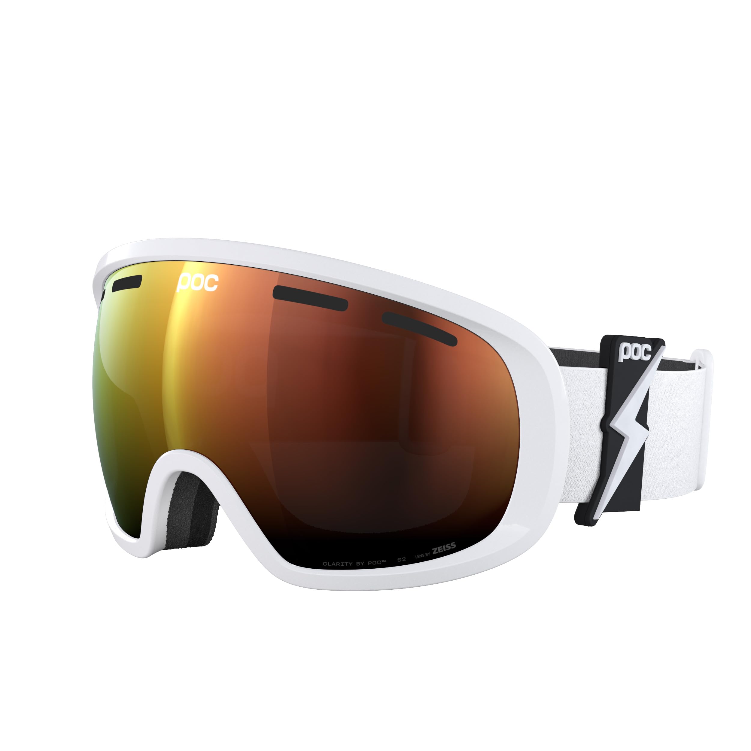 POC Fovea Ski and Snowboard Goggles for Unparalleled Precision and Crystal Clear Vision in All Weather with Full UV Protection and Innovative Coatings