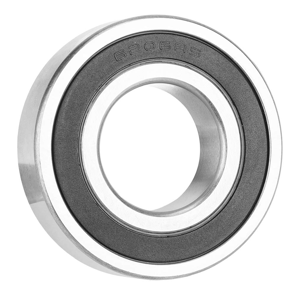AMONIDA Łożysko Kulkowe 6206-2RS, Wysoka prędkość 30x62x16mm