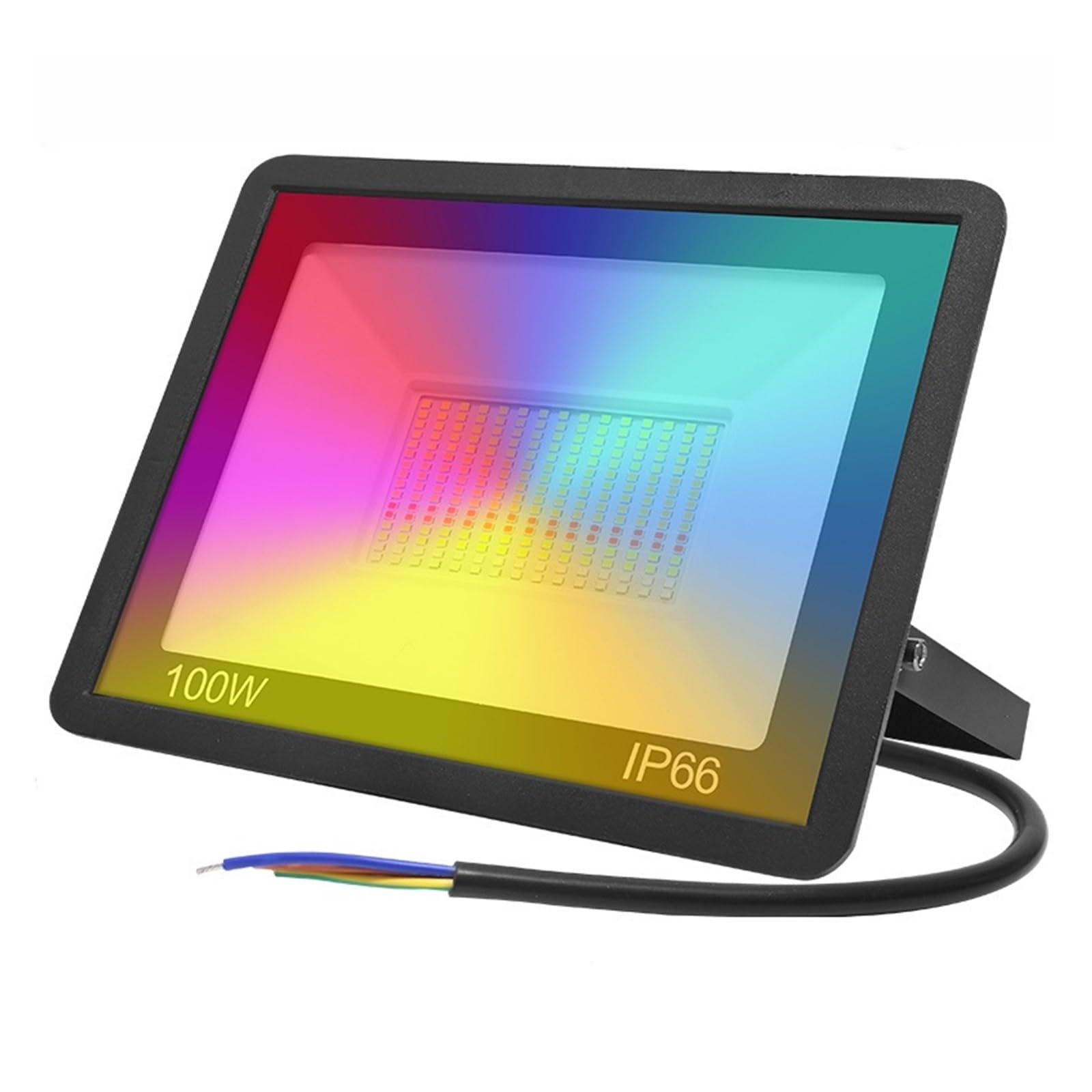 Reflektor LED RGB inteligentny reflektor reflektor zewnętrzny 30W 50W 100W wodoodporne ciepłe fajne oświetlenie sterowanie przez WiFi Tuya(100w)