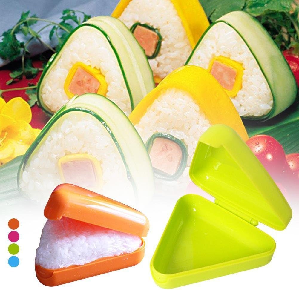 BENHAI 1PC Triangle Cooking Group home sushi mold tools Creative Kitchen DIY Japanese Sushi nori Rice Tools Boxes Folder Seaweed Rice Molds