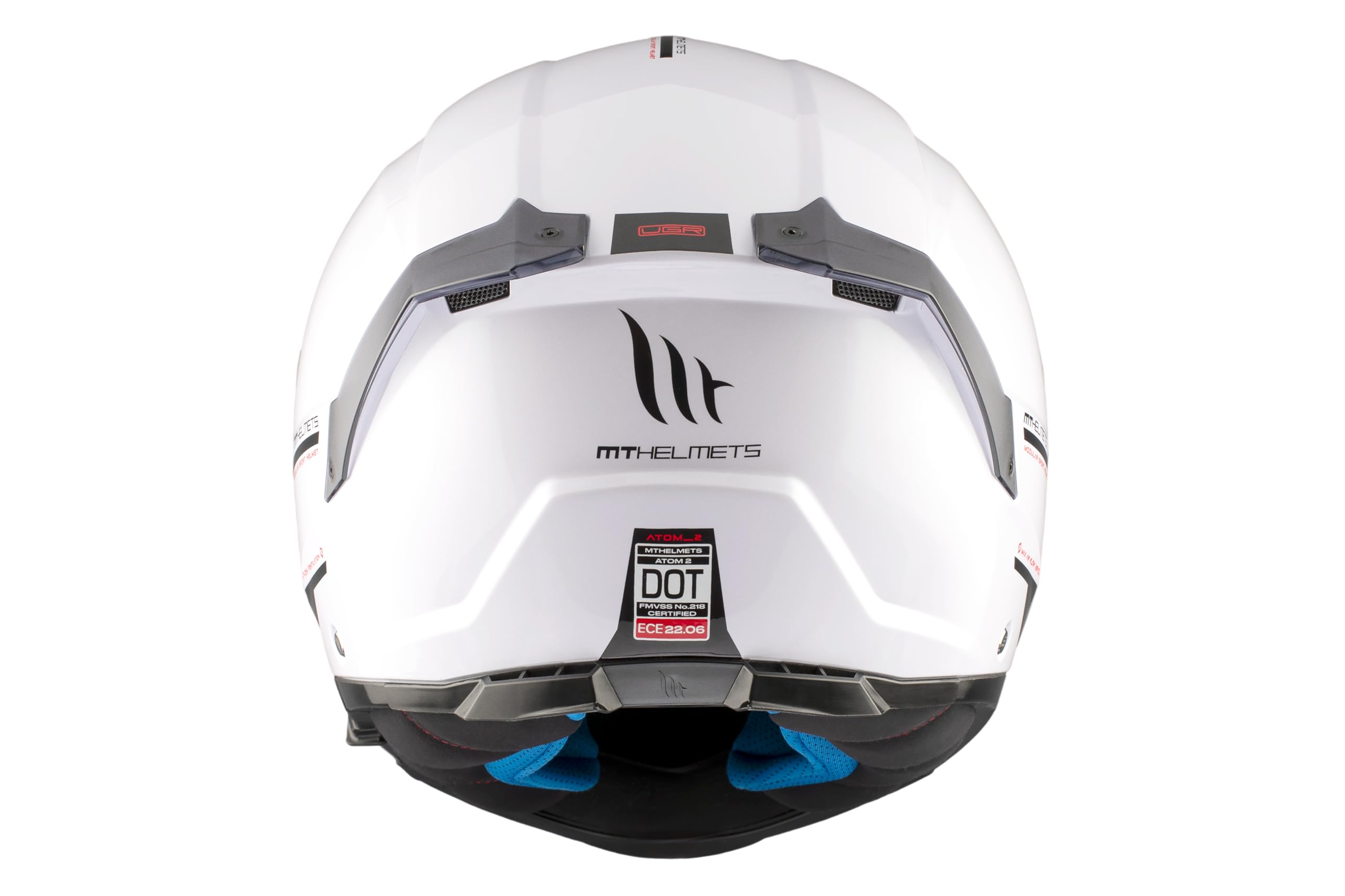 MT HELMETS Atom 2 SV, Casco moto Modular Flip-Up, Visor Solar Retráctil, Interior Lavable, Preparado Intercomunicador UCS, Bloqueo frontal, Visor con posición Ventilación, Homologado ECE 22.06 & DOT