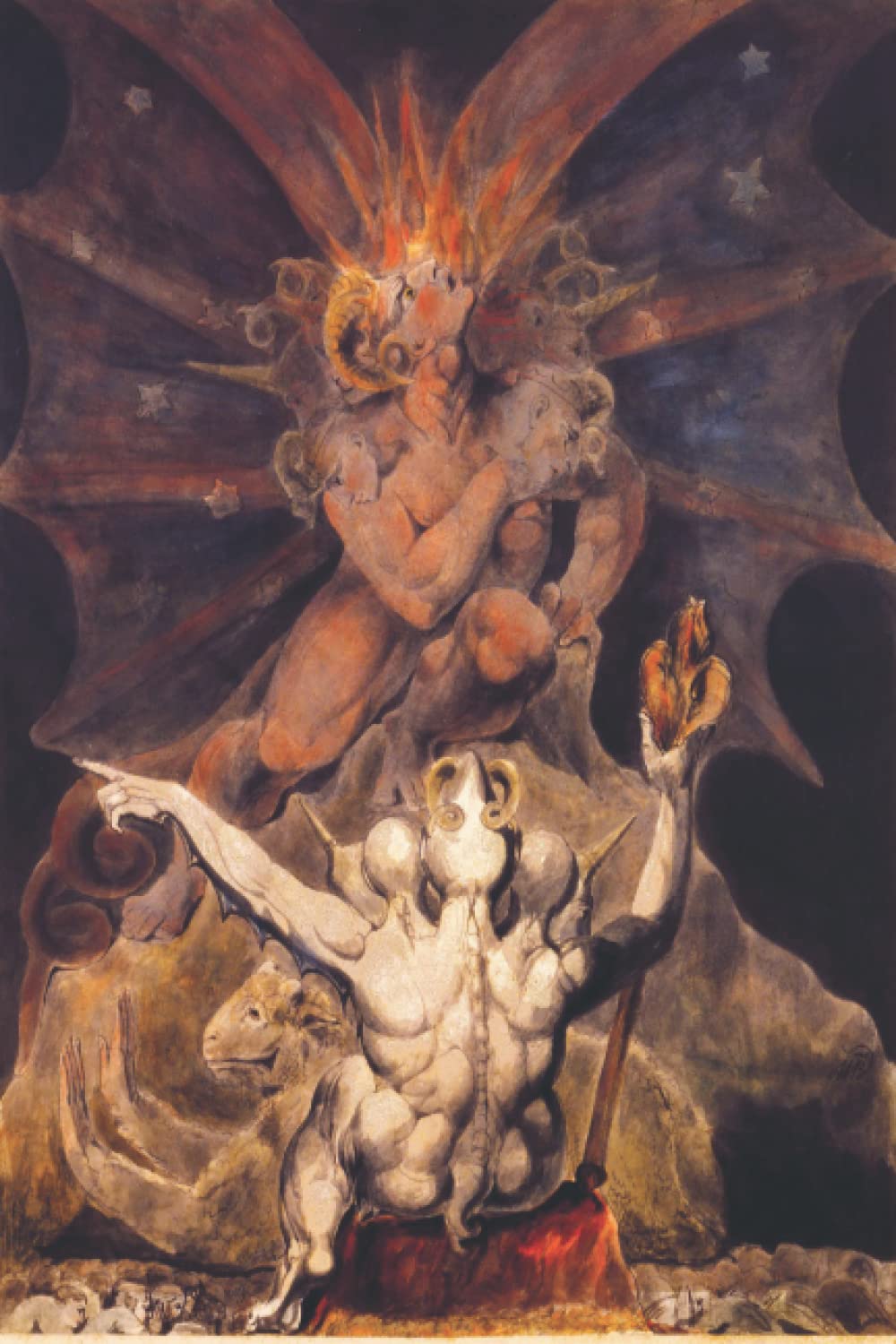 William Blake: Number of the beast - 6x9' Lined Notebook