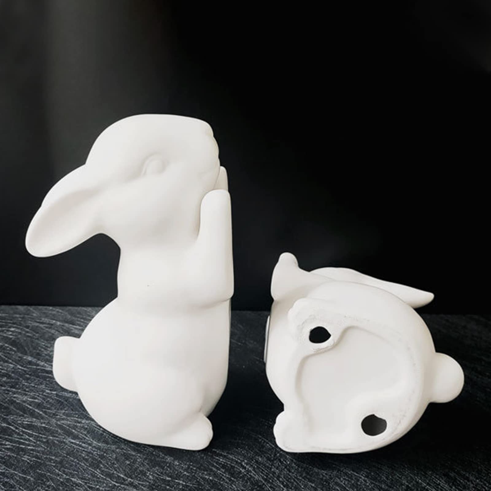 Serre Livre Blanc Serre-Livres Décoratifs En Céramique, Serre-Livres Amusants Amigurumi Livre