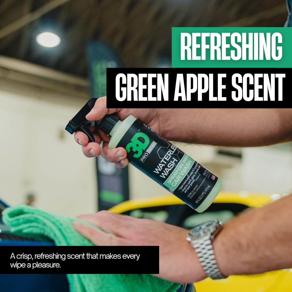 3D Waterless Car Wash - Easy Spray Waterless Detailing Spray - No Soap or Water Needed - Great — view 7