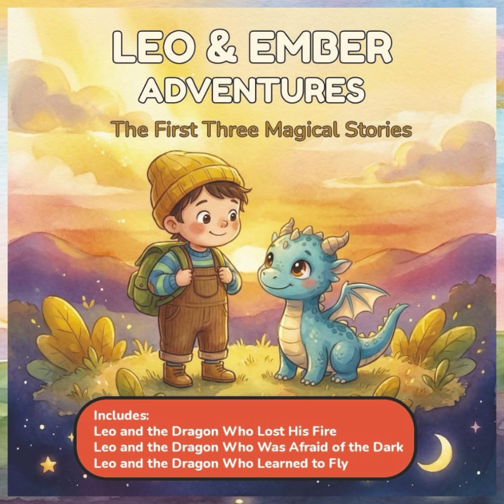 Leo & Ember Adventures: The First Three Magical Stories: Three Heartwarming Dragon Adventures About Courage, Confidence, and Growing Braver Together