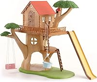 Vista 20 de Calico Critters Adventure Treehouse - Juego de regalo, casa de muñecas coleccionable, figura y accesorios Casa de vacaciones