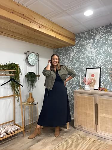 Onedreamer Women's Military Safari Cropped Jackets Button Down Lightweight Oversized Utility Anorak Coat With Pockets #TOP3