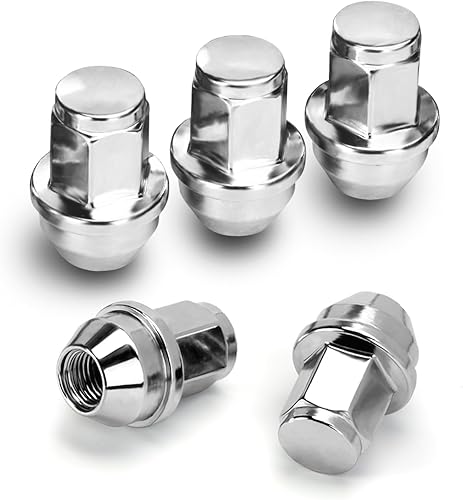 Vista 106 de Dynofit - Tuercas para rueda M14-1.5 de una sola pieza, tuercas OEM de 14x1.5, tuercas de 1.75 pulgadas (45mm) de altura, hexagonales de 7/8 Negro