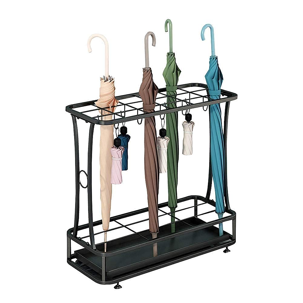 XDLEDMKIZ Umbrella stand, wrought iron umbrella stand, waterproof and rustproof, detachable umbrella box, umbrella bucket for hotels