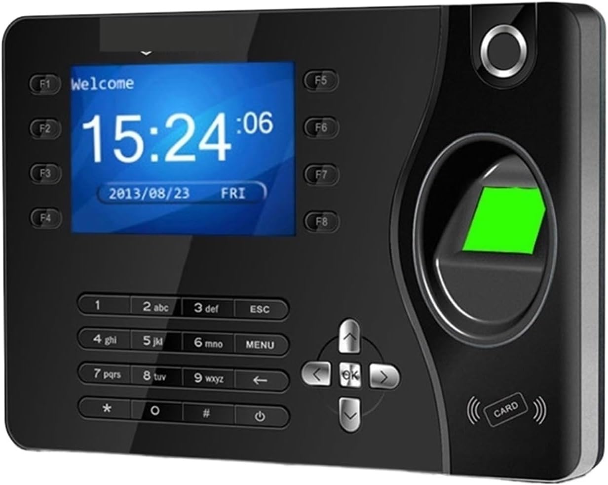 タイムレコーダー 時計、従業員の時間を記録するための生物測定の指紋電子装置が付いている出席管理 小規模・中規模ビジネス向け