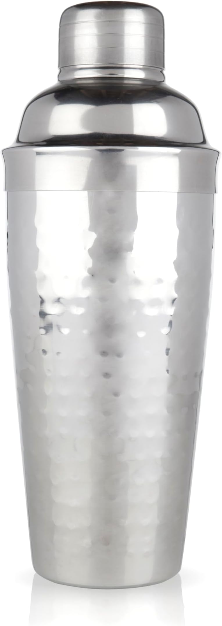 OGGI Groove Insulated Cocktail Shaker-17oz Double Wall Vacuum Insulated Stainless Steel, Tritan Lid has Built In Strainer, Ideal Cocktail Mixer