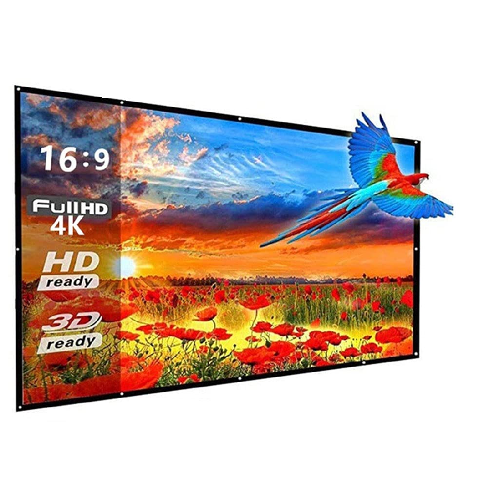 Beamer Scherm Projectorscherm Projector Screen 135 in Beamer Projectieschermen Opvouwbaar Projectiescherm met Standaard 16:9 Hd Projectiescherm | NL