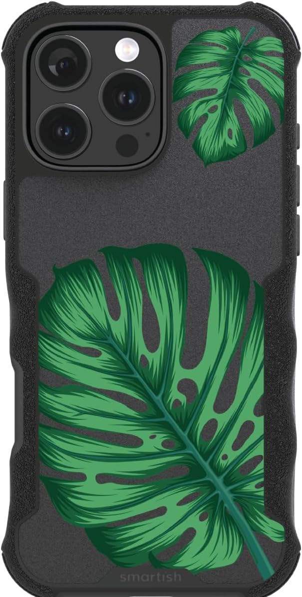 Smartish - Aah! Real Monsteras - iPhone 16 Pro Max MagSafe Armor Case - Gripzilla [Rugged & Tough] Heavy Duty Armor Case - Fits iPhone 16 Pro Max