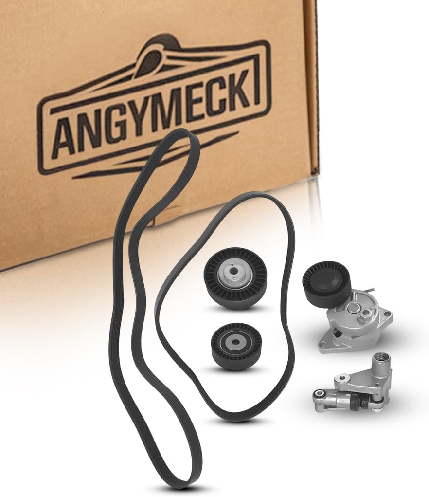 Belt Tensioner Kit for BMW 323Ci 2000 325Ci 2001-2005 325i 1992-1995,2001-2005 325is 1992-1995 325xi 2001-2005 328Ci 2000 328i 1996-2000 330Ci 2001-2006 330i 2001-2004 330xi 2001-2005