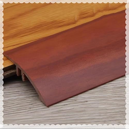 Miniatura 13 de Tira de transición de umbral de PVC de 1/2 a 4/5 pulgadas, tira de transición de piso para umbral de puerta, tira de borde de piso, tira de cubierta