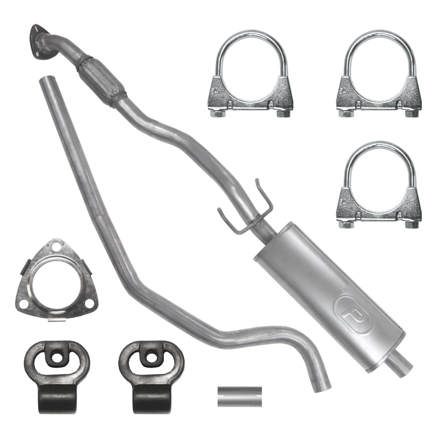POLMOstrow Auspuff Mitteltopf für Opel Corsa 4 IV D 1.4 Fließheck 2006-2014
