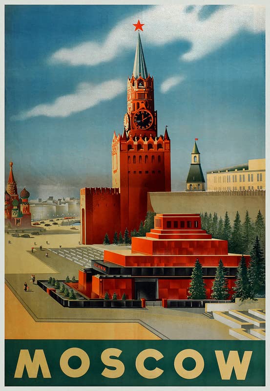 Arte ruso de la Unión Soviética para revivir la nostalgia de los grandes viajes en tu pared