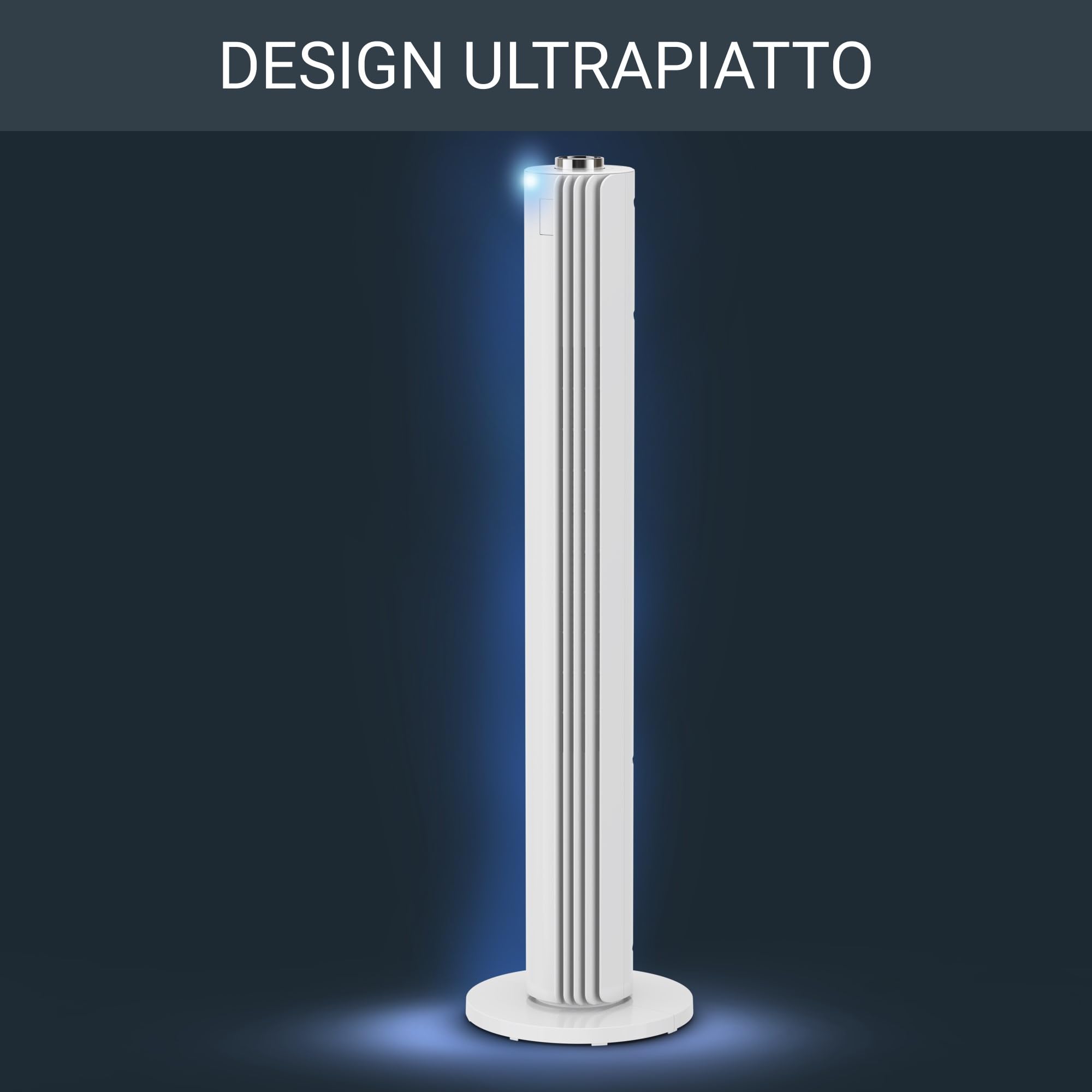 Rowenta Urban Cool, Ventilatore a Torre, 3 Velocità Regolabili, Design sottile, Ventilatore Silenzioso, Oscillazione 120 gradi, Timer 1.8 h, VU6720