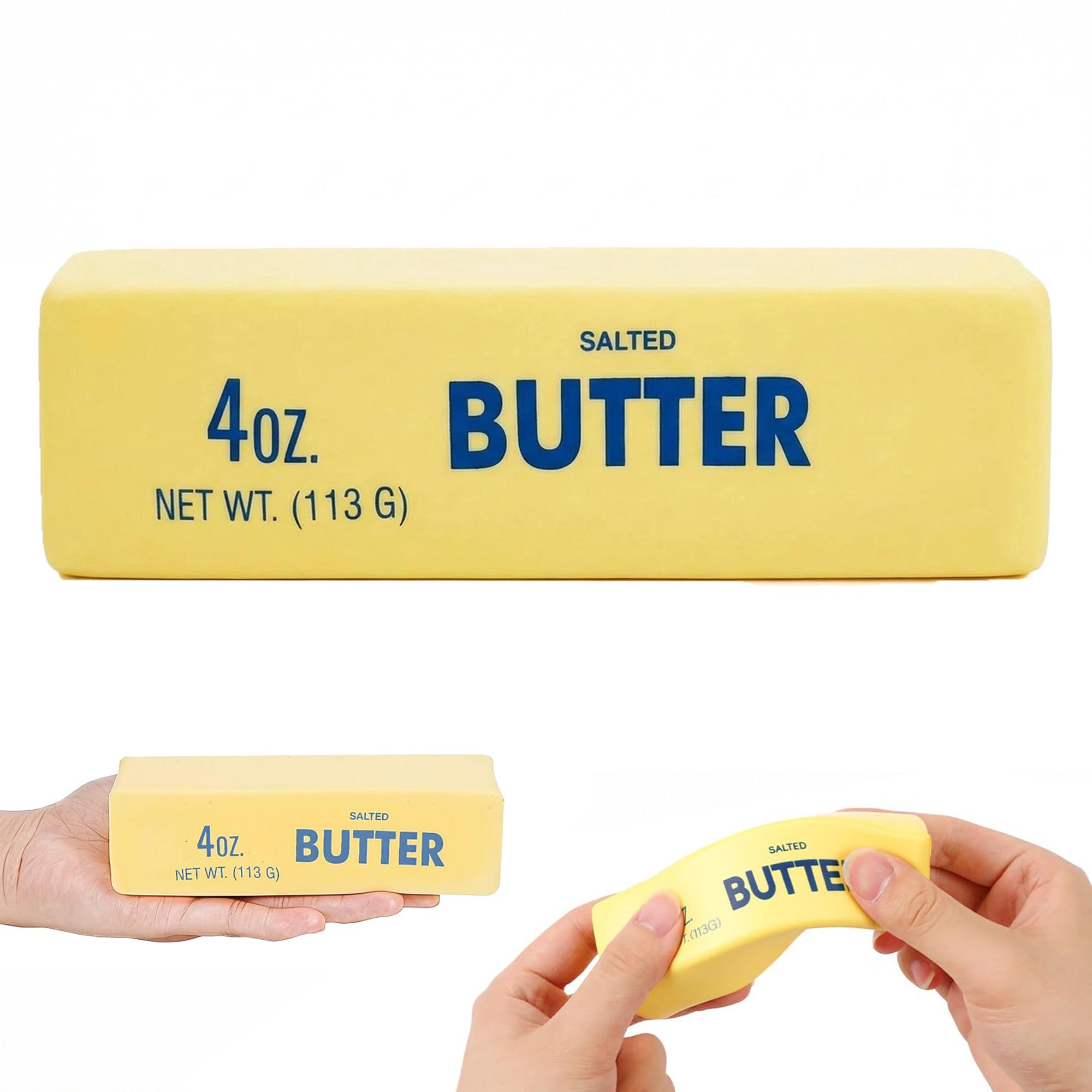 Slow Rebound Cute Butter Squeeze Stress Balls,Realistic Fidget Toy
