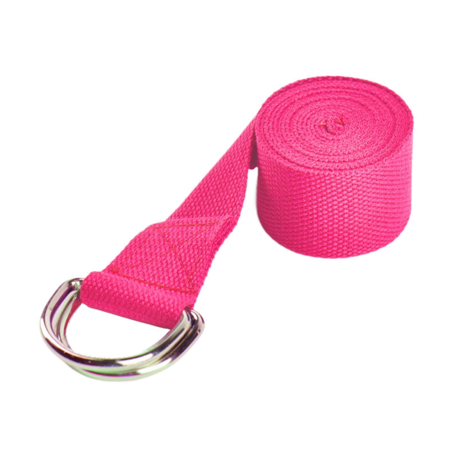 Enakshi Resistance Belt Pilates Rope D Ring Buckle Exercise Band for Outdoor Fitness Red| Sporting Goods|Fitness, Running & Yoga|Yoga & Pilates|Yoga Straps-picture-16