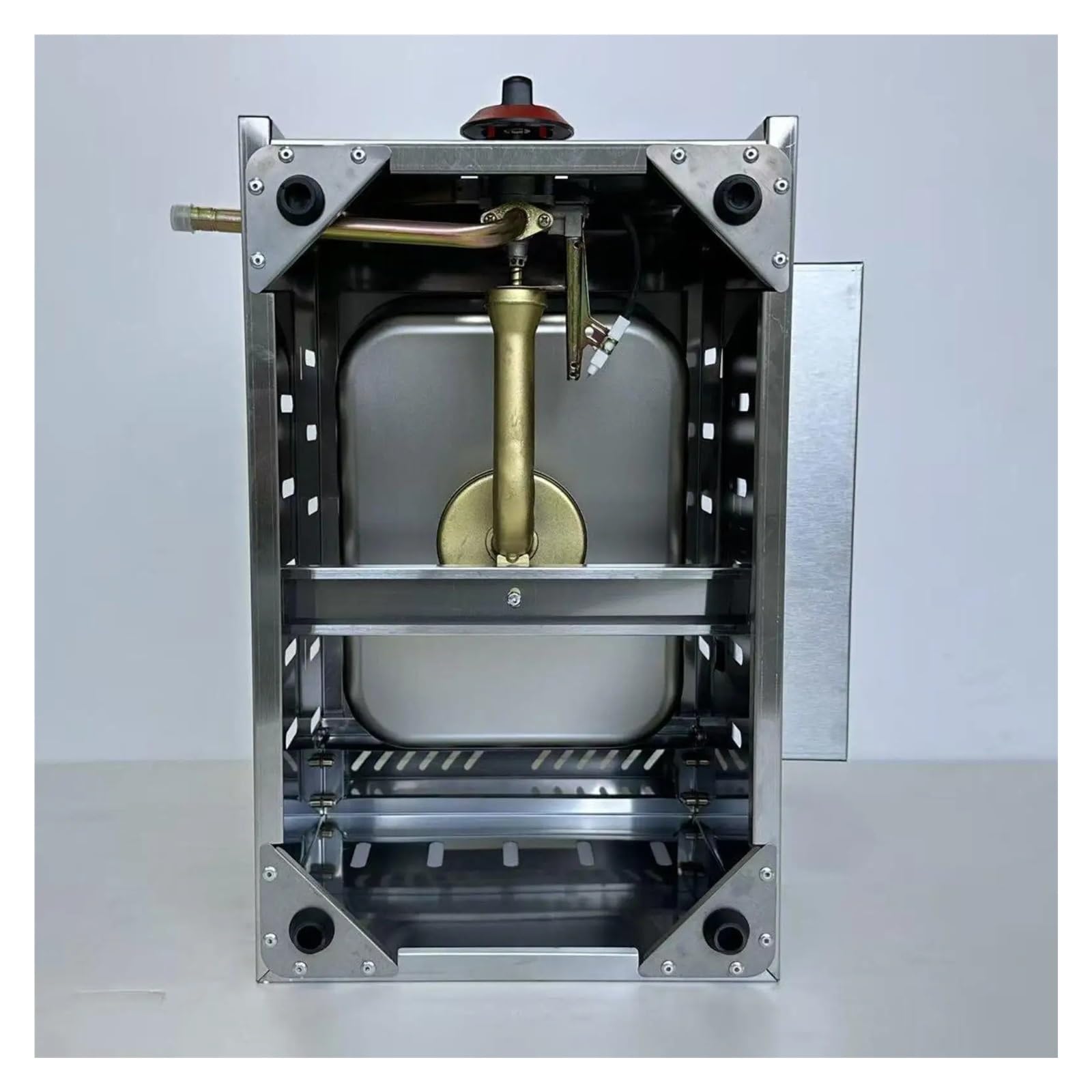 Friggitrice Commerciale A Gas Robusta Portatile Di Facile Manutenzione 6 Litri Con Sicurezza Facile Da Pulire