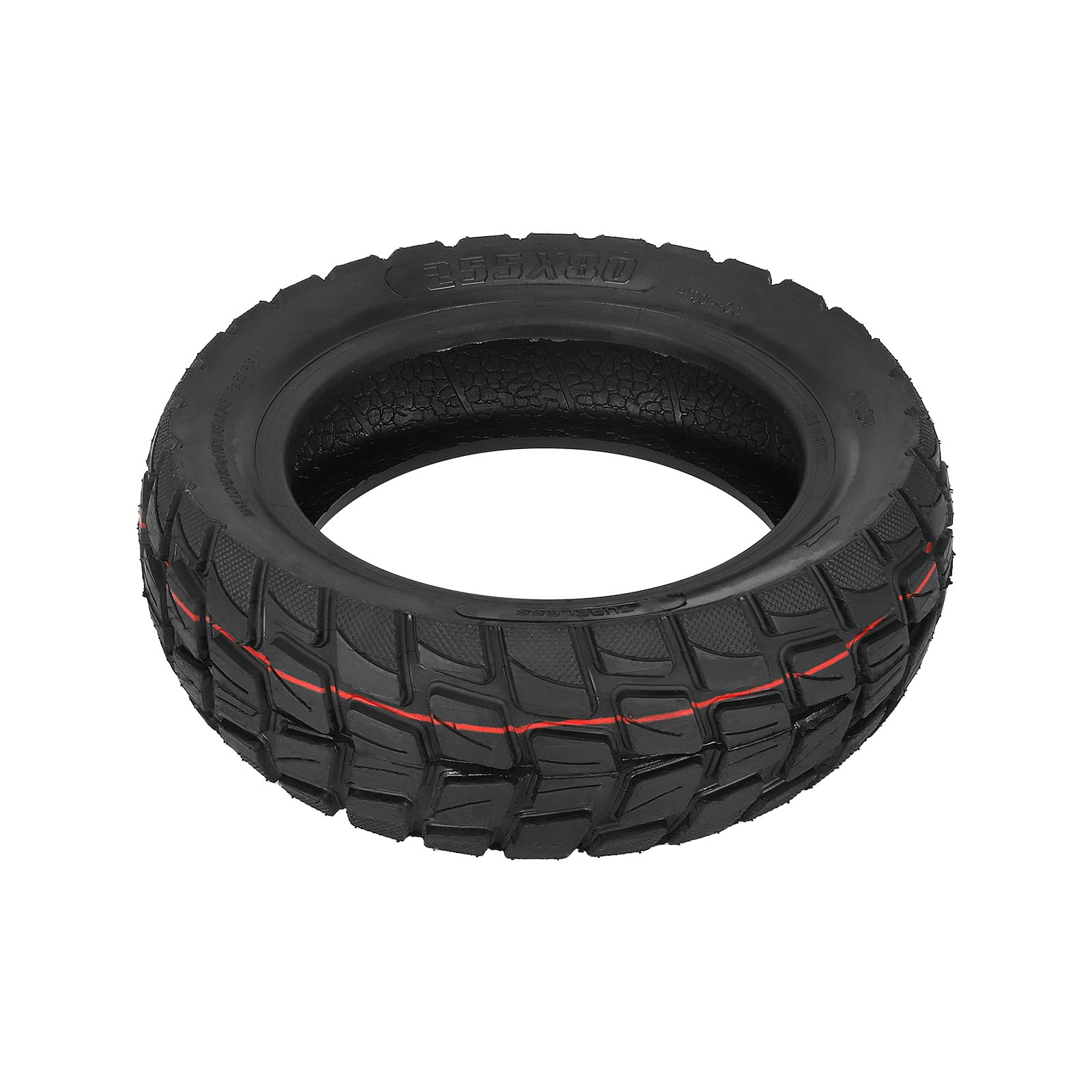 Pneumatici tubeless da fuoristrada 255 x 80, pneumatici di ricambio da 10 pollici/254 mm per monopattino elettrico Zero 10X, pneumatici anteriori e posteriori di ricambio super larghi