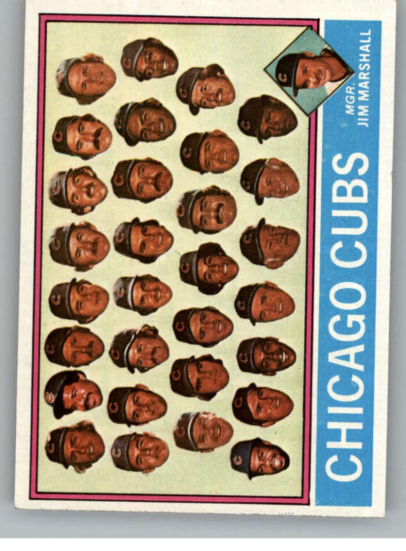 Baseball 1976 Topps #277 Cubs/Jim Marshall MG CL VG Cubs