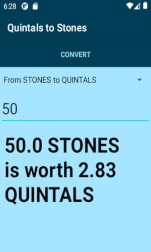 Quintals (Metric) to Stones (US) Conversion Calculator