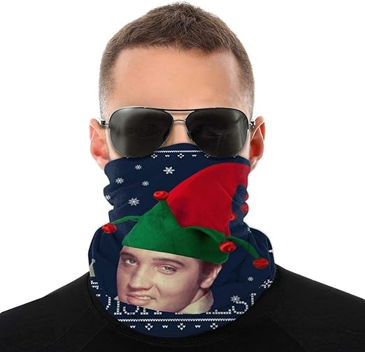 NBUQSG Elvish Presley Elvis Christmas Knit Variety Head