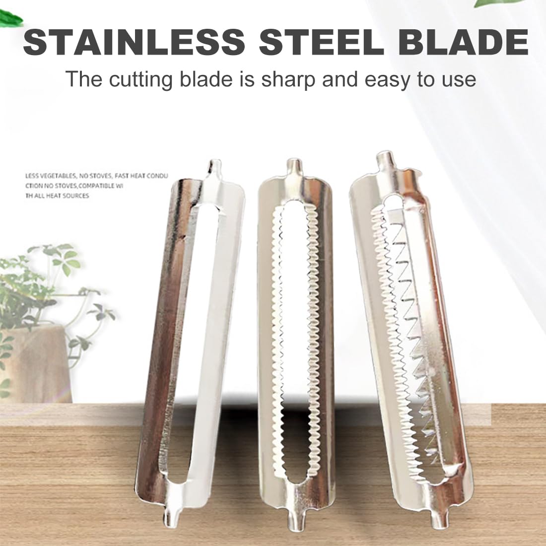 12 Pièces Lames De Rechange Pour Éplucheur,Lames D'éplucheur En Acier Inoxydable, Lames De Rechange Éplucheurs Rapides Pour Pommes De Terre Fruits, Legume