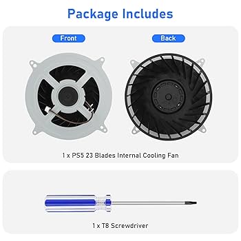 Amazon.co.jp: SUNJOCYO PS5 内部冷却ファン 交換用 T8