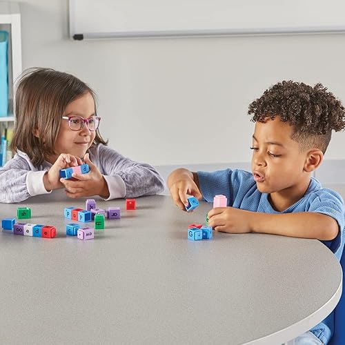 Miniatura 2 de hand2mind Varillas de lectura para construir palabras de vista, actividades de construcción de palabras, bloques de letras, palabras de vista de