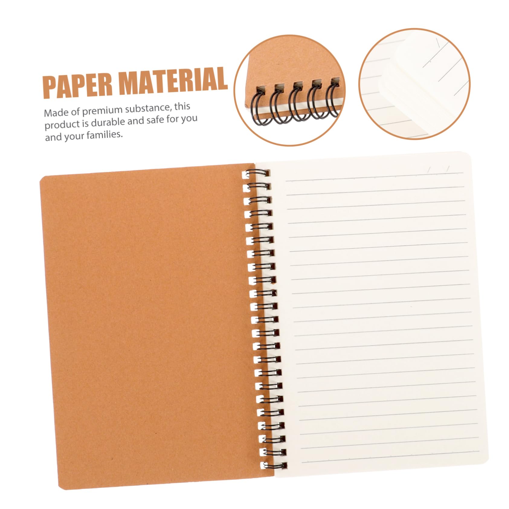 10piezas Cuaderno Espiral Libreta Para Notas Diario y Organización Personal Para Estudiantes y Oficina Tapa De Cartón Duro