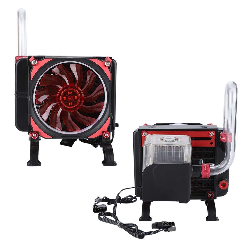 Xndz Small Desktop Water Cooling Kit, CPU Water Cooling Kit, G1/4 Thread for Notebook PC