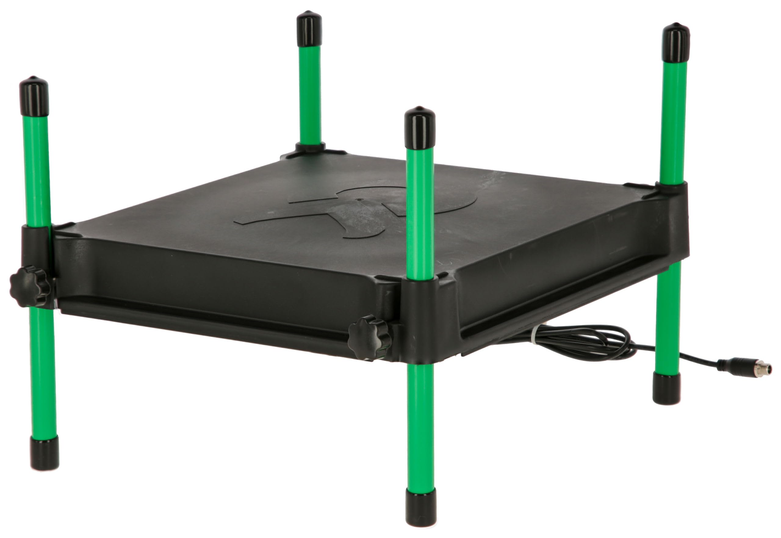 Kerbl Hobbyfarming Plato Calentador para Pollitos CosyHeat, Placa calefactora, Negra, Verde, 30x30cm, plástico, Pollitos, termostato Integrado, Ahorro de energía