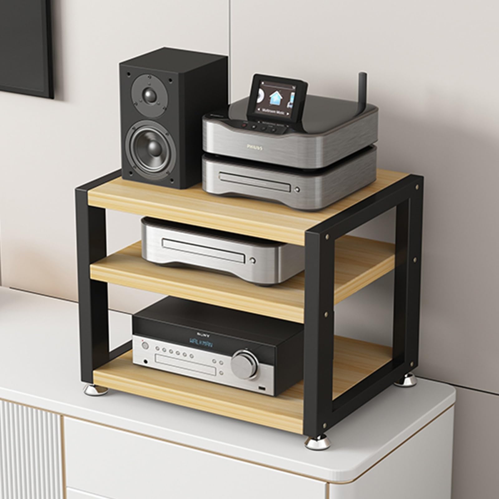 Support audio pour éviter la surchauffe de votre armoire de composants hifi