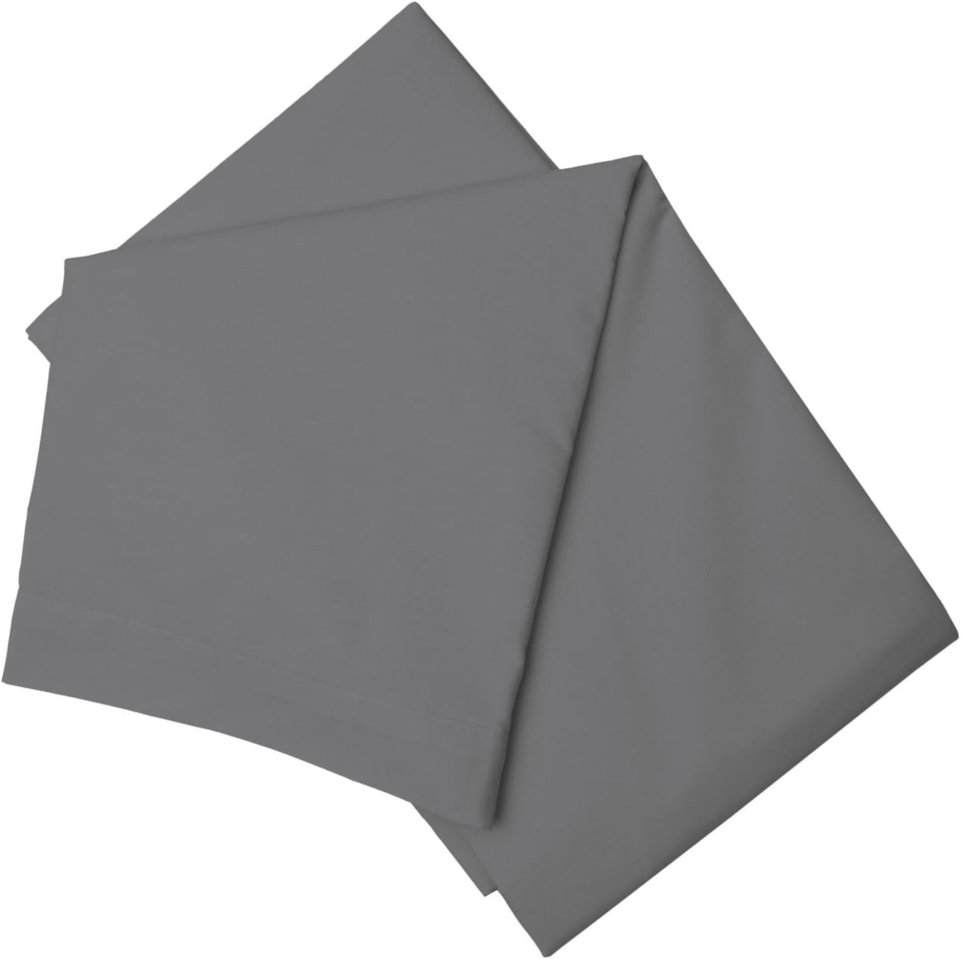 Belledorm Easycare Percale Flat Sheet (Twin) (Gray)