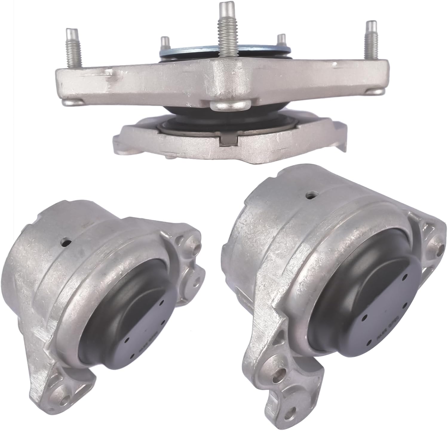 GELUOXI 3Pcs Engine & Transmission Mount Kit Replacement for Mercedes E200 GLC260 300 4MATIC 2.0L L4 2052400900 2532400200 2212400518