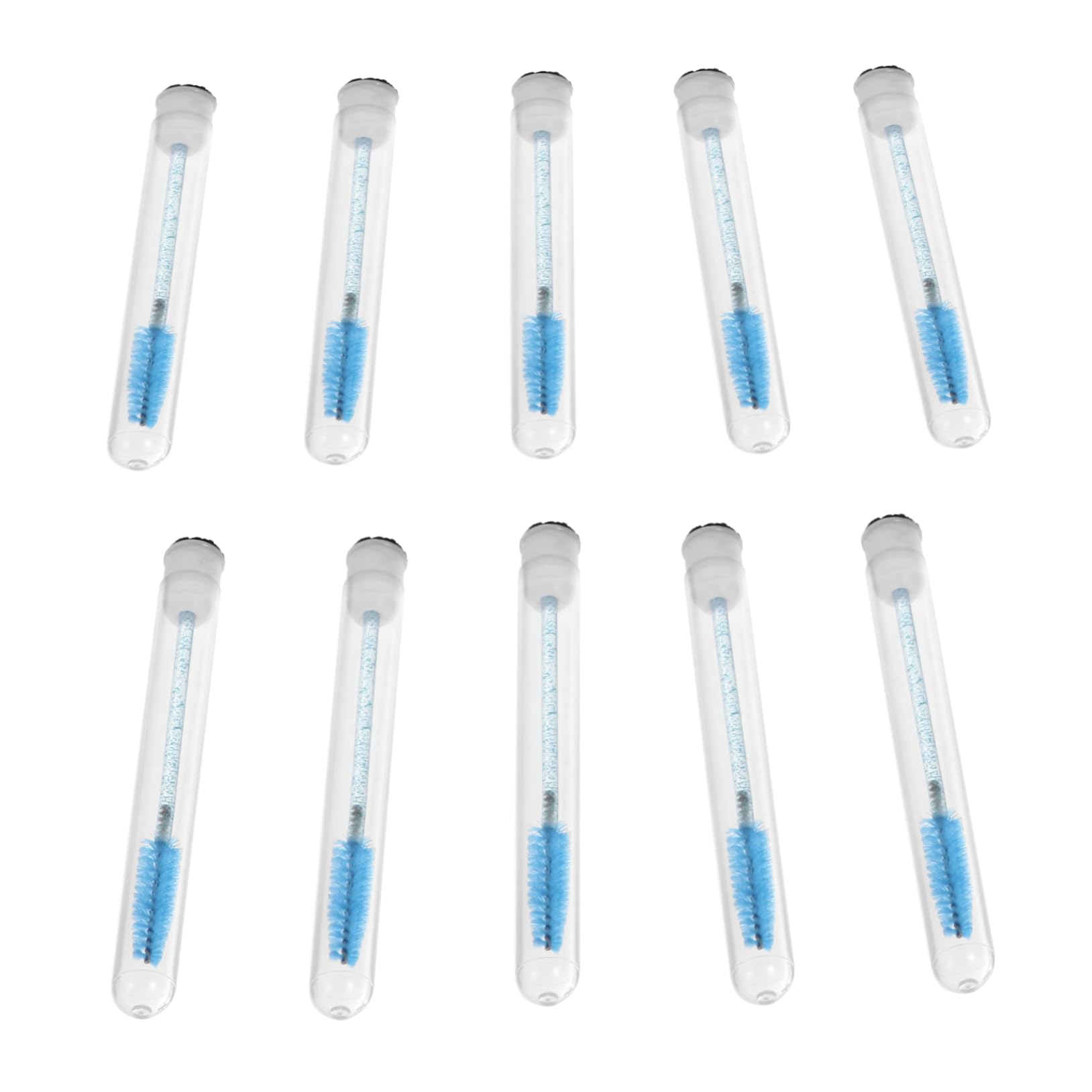 TOVINANNA Eyebrow Brush Tube Lash Brush for Mascara 10pcs Lash Extension Spoolies Lash Extensions Applicator Beauty Eyelash Makeup Tool